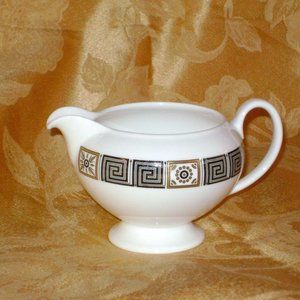Vintage Wedgwood Asia Retro China Creamer R4288 Classy Geometric Pattern 1960's
